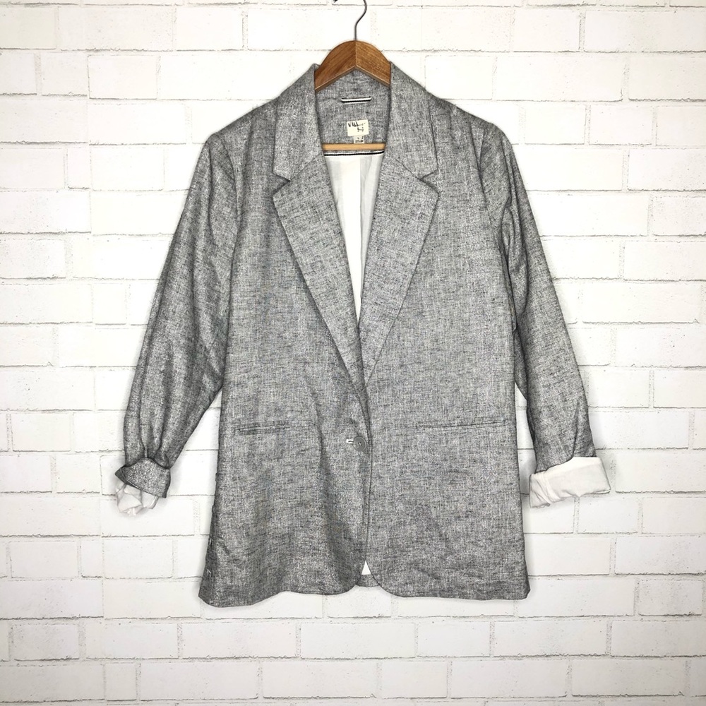 A New Day Metallic shimmer boyfriend blazer